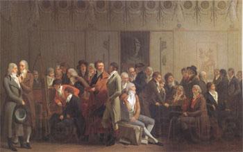 Louis Leopold  Boilly An Artists' Party in the Studio of Isabey (mk05)